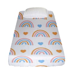 Rainbow Pattern   Fitted Sheet (single Size) by ConteMonfreyShop