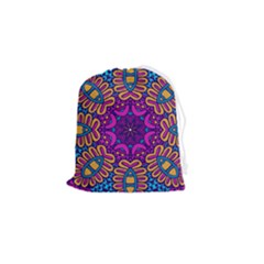 Mandala Fishes Drawstring Pouch (small) by ConteMonfreyShop