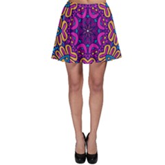 Mandala Fishes Skater Skirt by ConteMonfreyShop