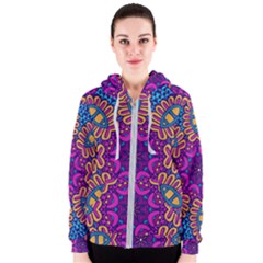 Mandala Fishes Women s Zipper Hoodie by ConteMonfreyShop