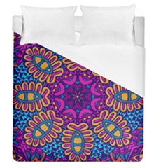 Mandala Fishes Duvet Cover (queen Size) by ConteMonfreyShop