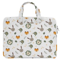 Rabbit, Lions And Nuts   Macbook Pro 16  Double Pocket Laptop Bag  by ConteMonfreyShop