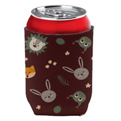 Rabbits, Owls And Cute Little Porcupines  Can Cooler by ConteMonfreyShop