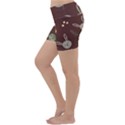 Rabbits, Owls And Cute Little Porcupines  Lightweight Velour Yoga Shorts View2