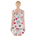 Lovely Owls V-Neck Sleeveless Dress View2