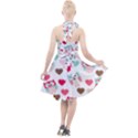 Lovely Owls Halter Party Swing Dress  View2