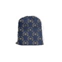 Blue Golden Bee   Drawstring Pouch (Small) View1