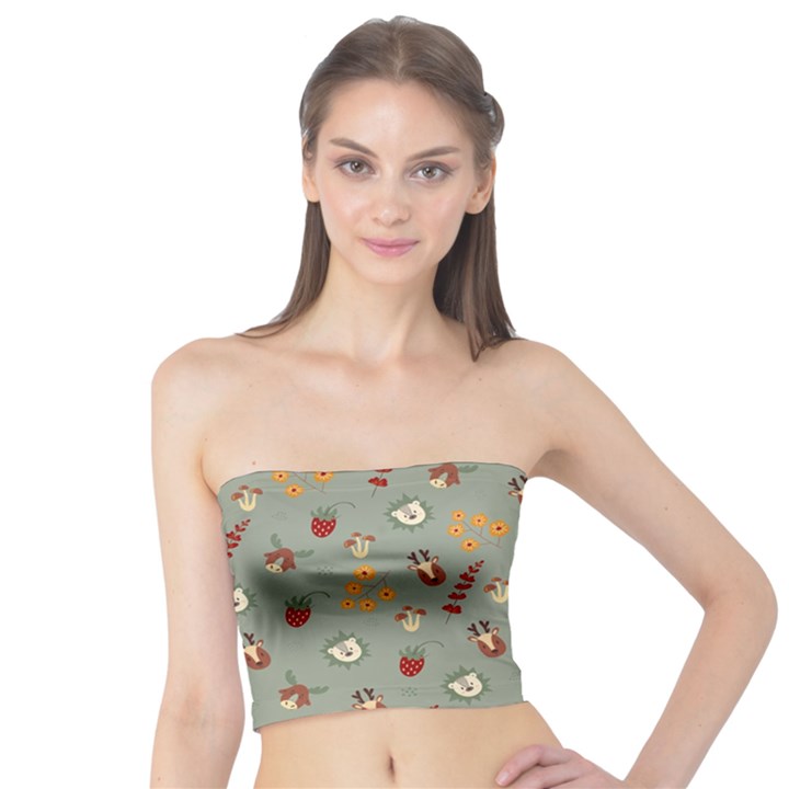 Wild Forest Friends  Tube Top