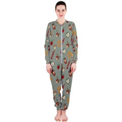 Wild Forest Friends  Onepiece Jumpsuit (ladies)