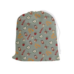 Wild Forest Friends  Drawstring Pouch (xl) by ConteMonfreyShop