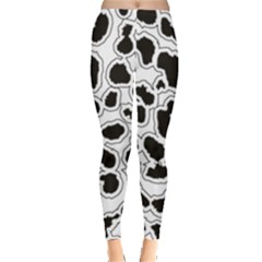 Black And White Dots Jaguar Leggings  by ConteMonfreyShop