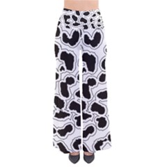 Black And White Dots Jaguar So Vintage Palazzo Pants by ConteMonfreyShop