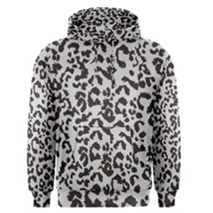 Leopard Print Gray Theme Men s Core Hoodie by ConteMonfreyShop