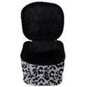 Leopard print gray theme Make Up Travel Bag (Small) View3