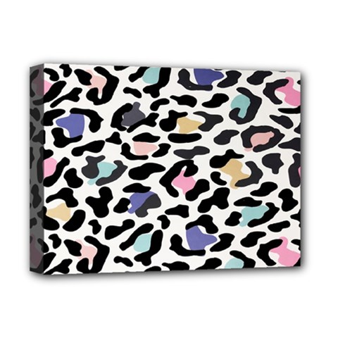 Jaguar Spots Colorful Deluxe Canvas 16  X 12  (stretched)  by ConteMonfreyShop