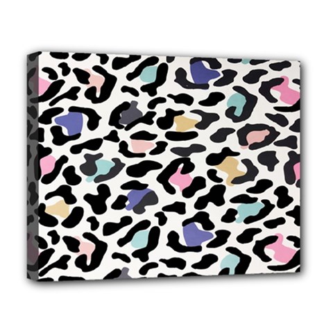 Jaguar Spots Colorful Deluxe Canvas 20  X 16  (stretched) by ConteMonfreyShop