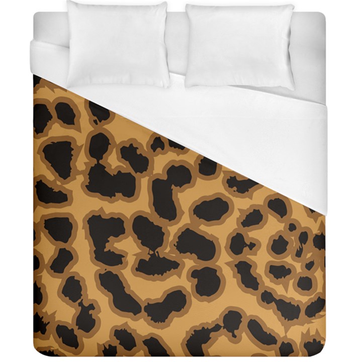 Leopard Print Spots Duvet Cover (California King Size)