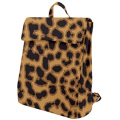 Leopard Print Spots Flap Top Backpack by ConteMonfreyShop