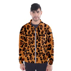 Leopard Print Peach Colors Men s Windbreaker