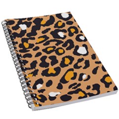 Leopard  Spots Brown White Orange 5 5  X 8 5  Notebook by ConteMonfreyShop