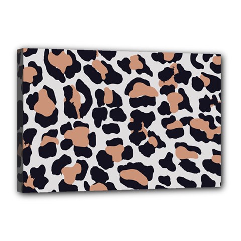 Leopard Print  Canvas 18  X 12  (stretched) by ConteMonfreyShop