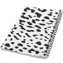 Leopard Print Jaguar Dots Black And White 5.5  x 8.5  Notebook View2