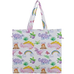 Dinosaurs Are Our Friends  Canvas Travel Bag by ConteMonfreyShop