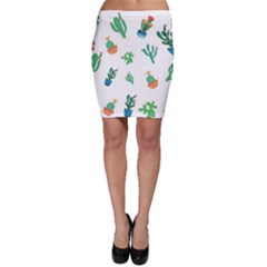 Among Succulents And Cactus  Bodycon Skirt by ConteMonfreyShop