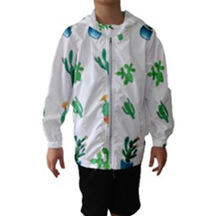 Among Succulents And Cactus  Kids  Hooded Windbreaker