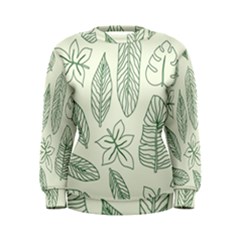 Banana Leaves Draw   Women s Sweatshirt by ConteMonfreyShop