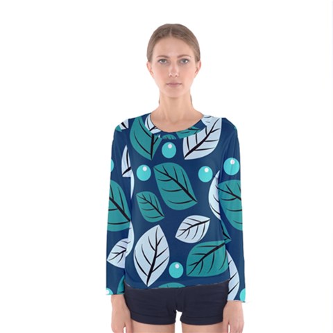 Vibrant Fall Autumn  Women s Long Sleeve Tee by ConteMonfreyShop