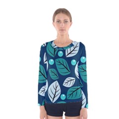 Vibrant Fall Autumn  Women s Long Sleeve Tee