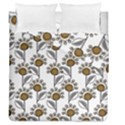 Daisy Minimalist Leaves Duvet Cover Double Side (Queen Size) View1