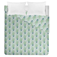 Cuteness Overload Of Cactus!   Duvet Cover Double Side (queen Size) by ConteMonfreyShop