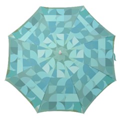 Geometric Ocean   Straight Umbrella by ConteMonfreyShop