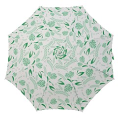 Green Nature Leaves Draw    Straight Umbrella by ConteMonfreyShop