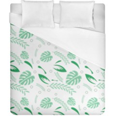 Green Nature Leaves Draw    Duvet Cover (california King Size) by ConteMonfreyShop