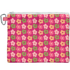 Little Flowers Garden   Canvas Cosmetic Bag (xxxl) by ConteMonfreyShop