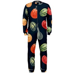 Vintage Vegetables  Onepiece Jumpsuit (men)