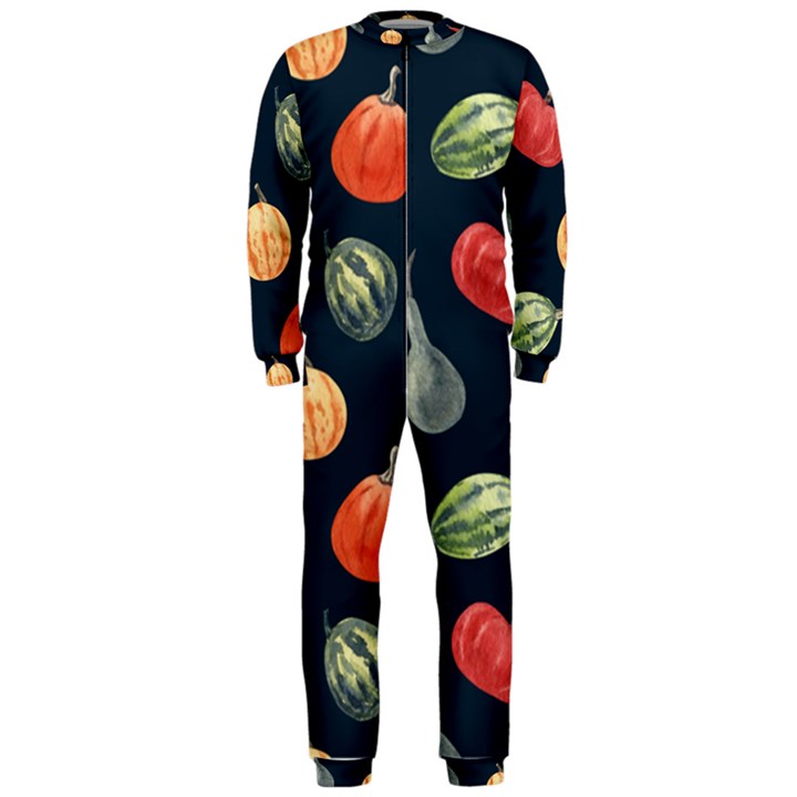 Vintage Vegetables  OnePiece Jumpsuit (Men)