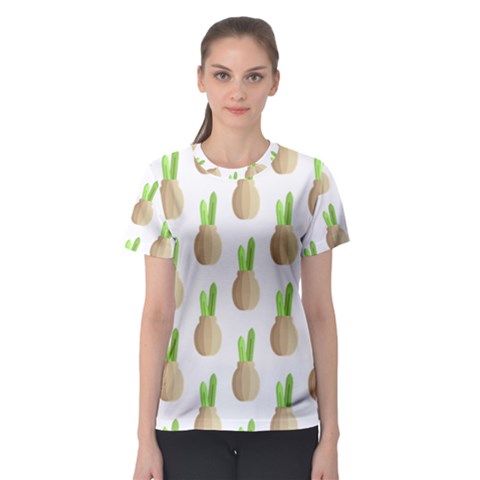 Succulent Vases  Women s Sport Mesh Tee by ConteMonfreyShop