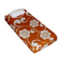 Orange Floral Walls  Fitted Sheet (Single Size) View2