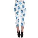 Little Blue Daisies  Capri Leggings  View2