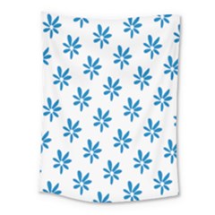 Little Blue Daisies  Medium Tapestry by ConteMonfreyShop