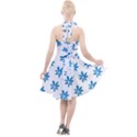 Little Blue Daisies  Halter Party Swing Dress  View2