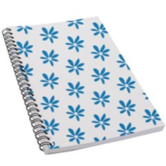 Little Blue Daisies  5 5  X 8 5  Notebook