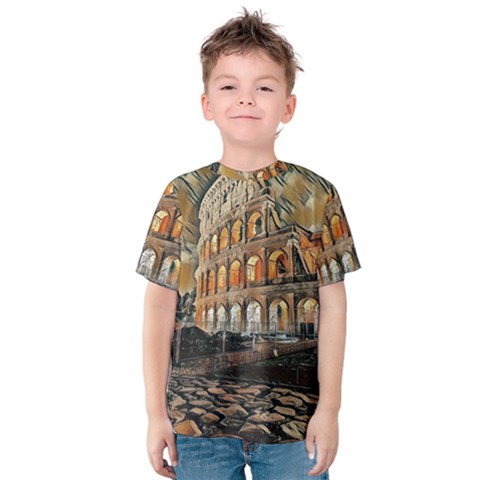 Colosseo Italy Kids  Cotton Tee by ConteMonfrey