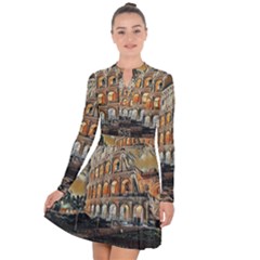 Colosseo Italy Long Sleeve Panel Dress by ConteMonfrey