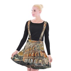 Colosseo Italy Suspender Skater Skirt by ConteMonfrey