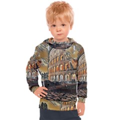 Colosseo Italy Kids  Hooded Pullover by ConteMonfrey